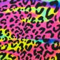 Preview: Baumwolldruck Leo schwarz/bunt von Swafing
